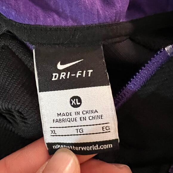 Nike Kobe Bryant Jacket Mens XL Black Purple Full Zip Track Jacket - Picture 7 of 9